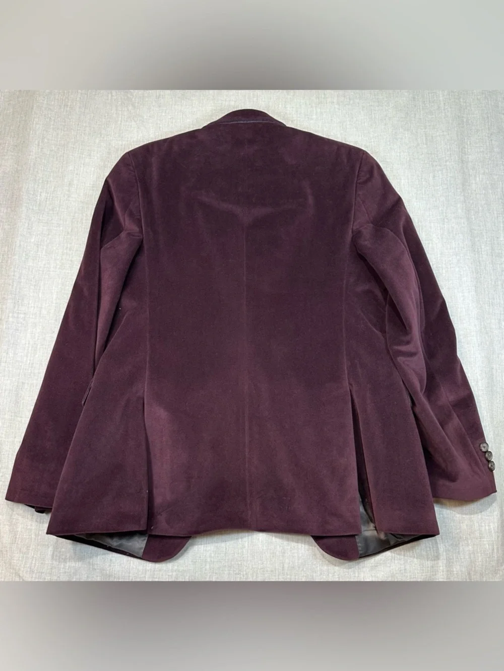 Ralph Lauren Big Kid Velvet look Sport Coat in Deep Plum
